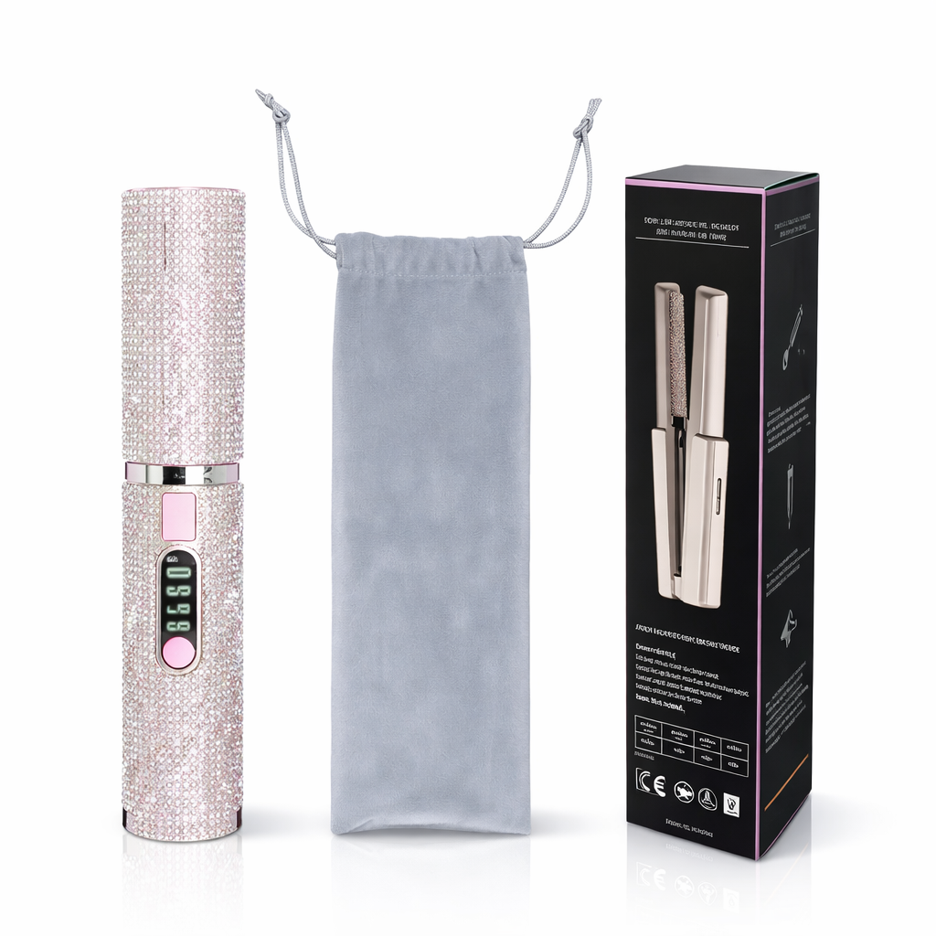 Wireless Hair Styler Flat Iron