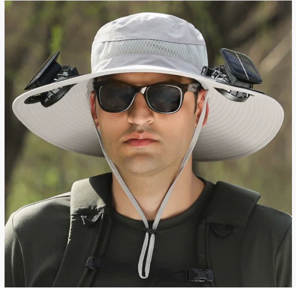 Solar-Powered Cooling Hat