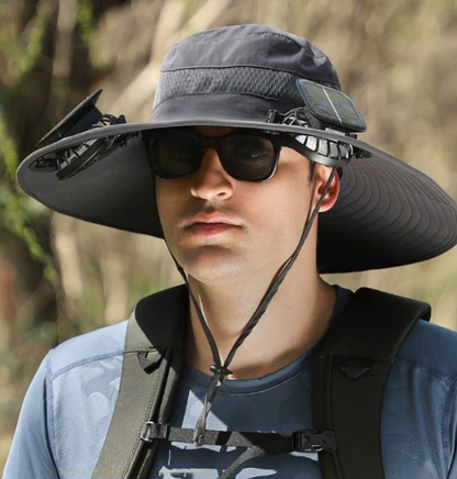 Solar-Powered Cooling Hat