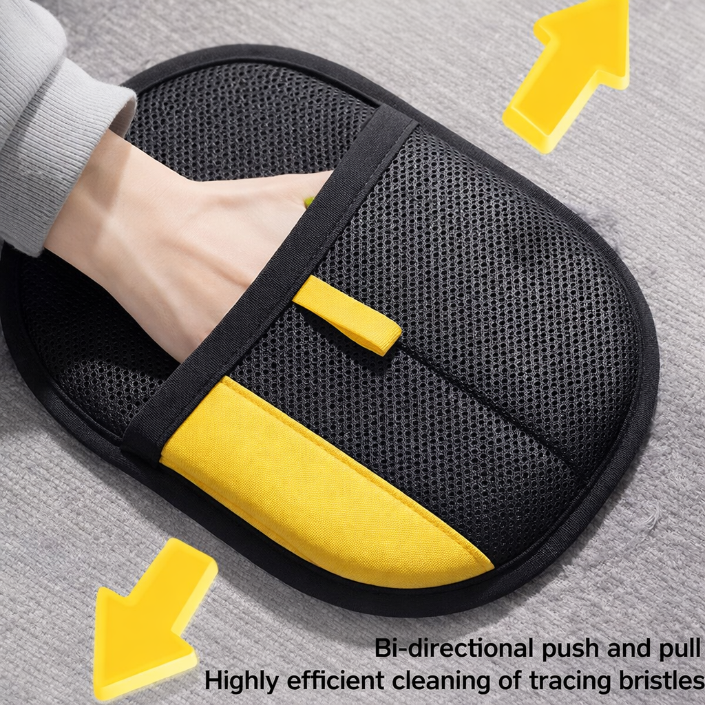 Fur Be Gone: Pet Grooming Gloves Set
