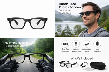 VibeSmooth AI Camera Glasses
