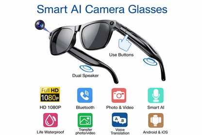 VibeSmooth AI Camera Glasses