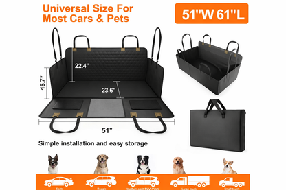 Adventure-Ready Hard-Bottom Pet Car Seat