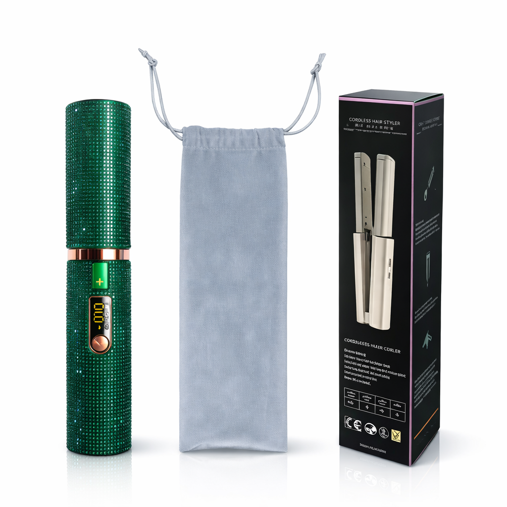 Wireless Hair Styler Flat Iron