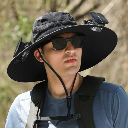 Solar-Powered Cooling Hat