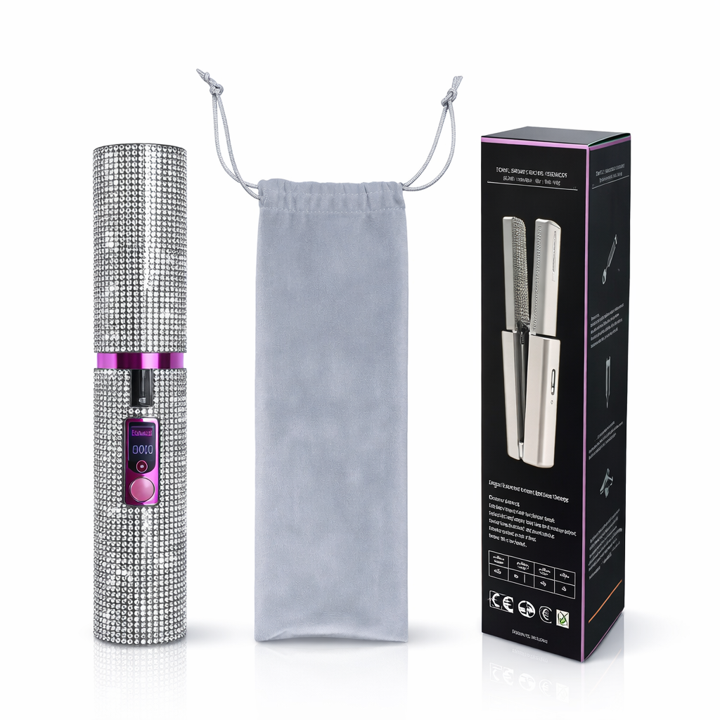 Wireless Hair Styler Flat Iron