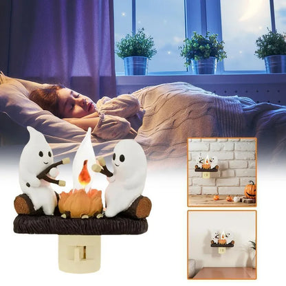 Ghostly Campfire Night Light