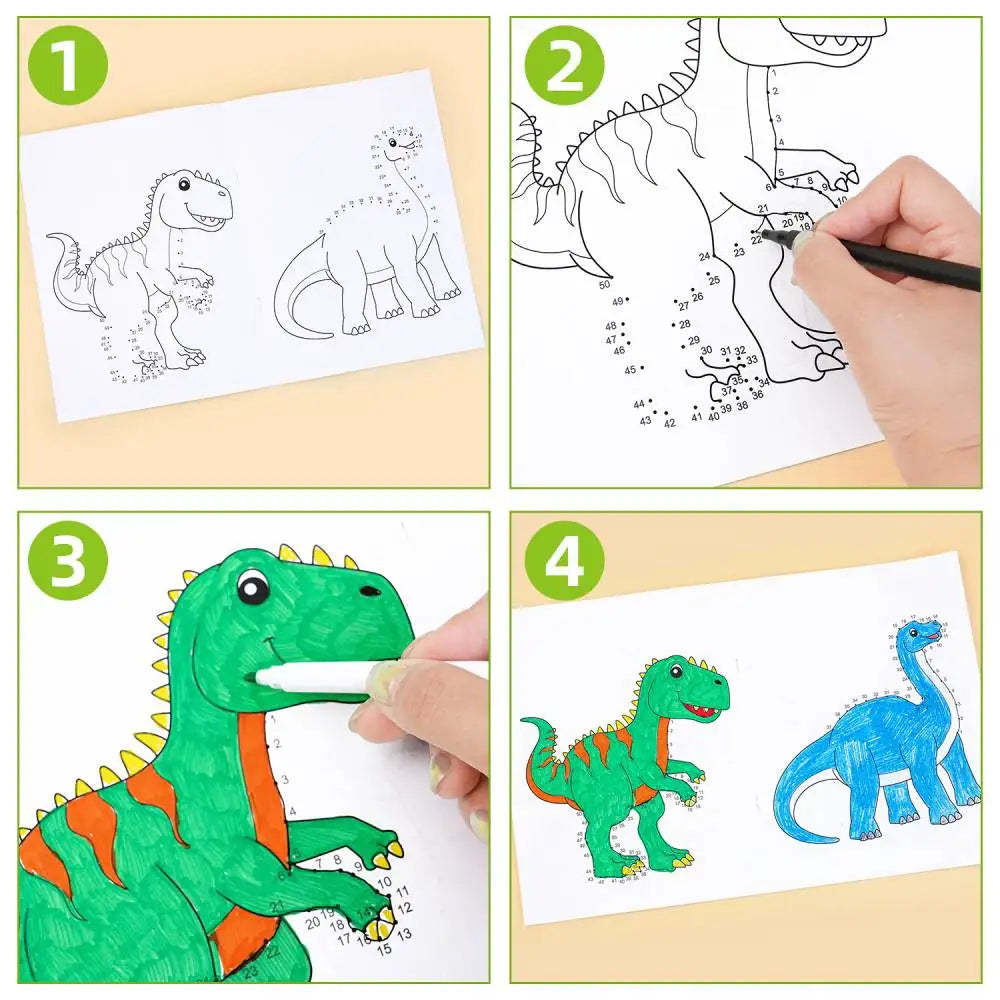 Creative Dot-to-Dot Fun Book