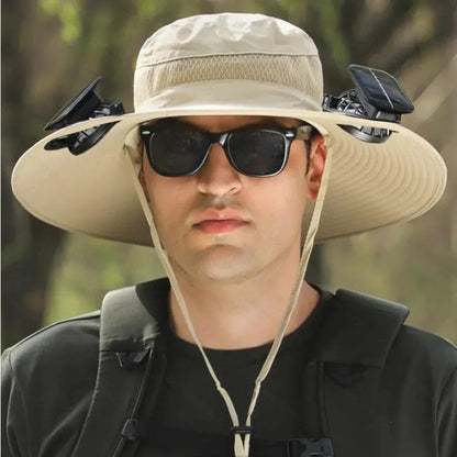 Solar-Powered Cooling Hat