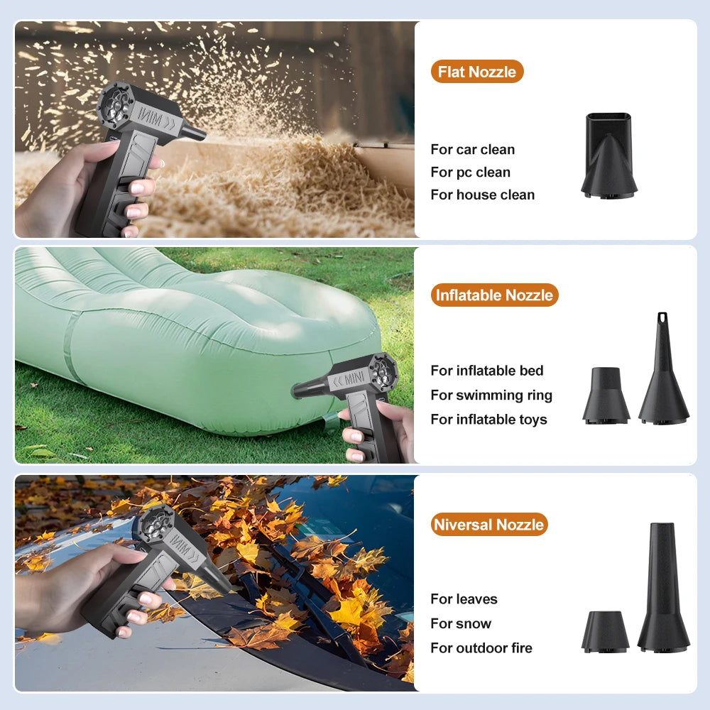 Portable Turbo Jet Leaf And Snow Blower