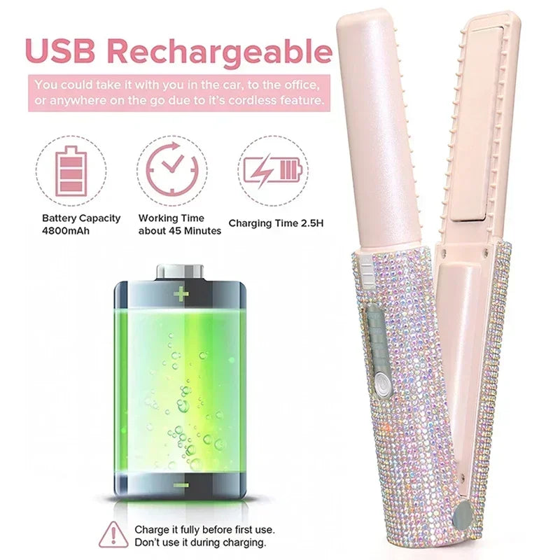 Pocket Pro Heat Hair Styler Brush
