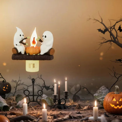 Ghostly Campfire Night Light