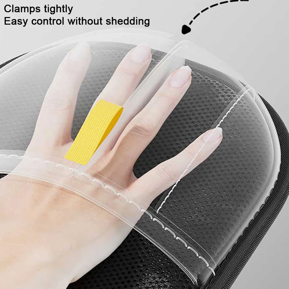 Fur Be Gone: Pet Grooming Gloves Set